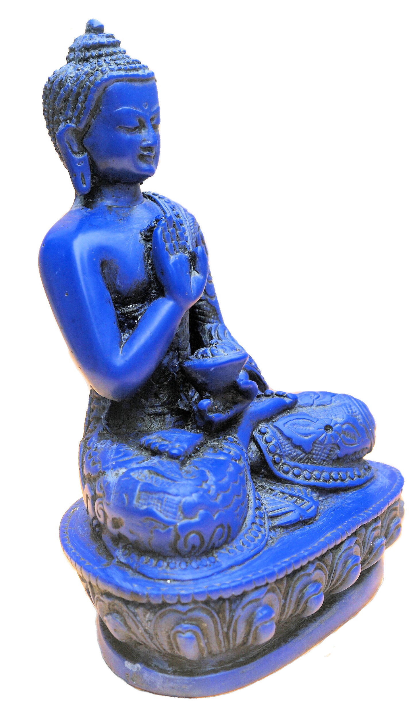 Buddha Statue, Blue buddha statue, blessing buddha statue