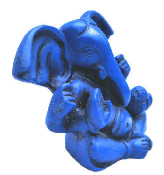 Ganesh with Big Ear Blue Lapis looking RG-060L