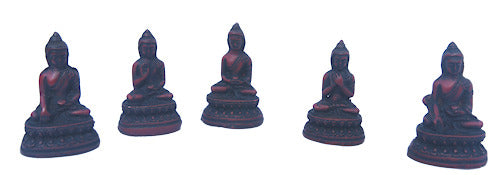 Mini Buddha Statue set of 5 RB-171R