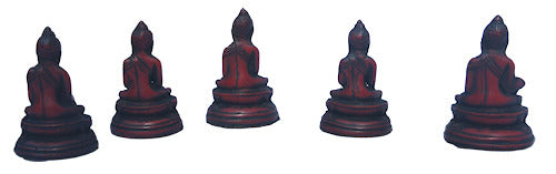 Mini Buddha Statue set of 5 RB-171R