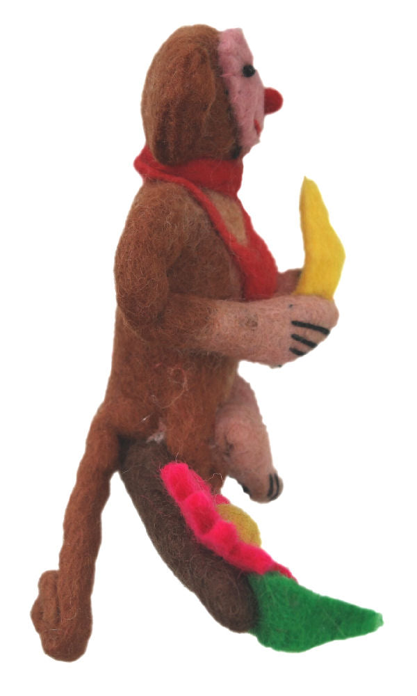 Monkey Eating Banana on the branch FH-185