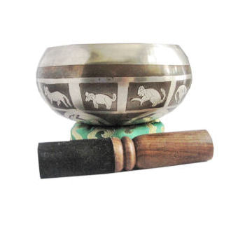 5" Singing carved bowl set SB-050S