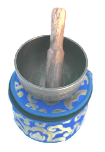 Meditation singing bowl w-silk pouch 3" SB-815
