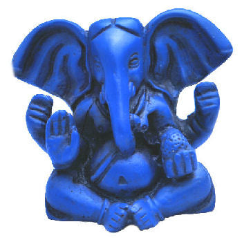 Ganesh with Big Ear Blue Lapis looking      RG-060L