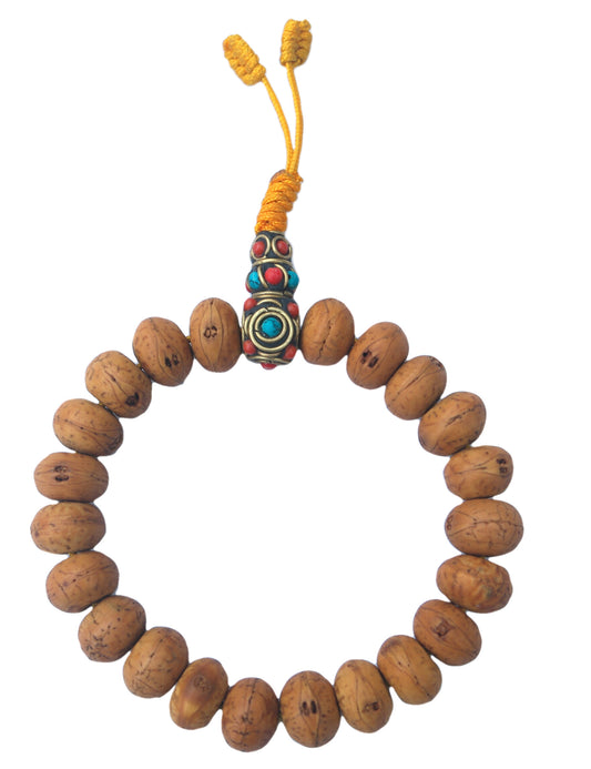 Bodhi Seed Adjustable Wrist Mala Natural MB-101