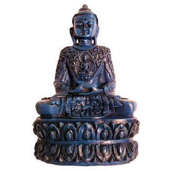 Meditating Buddha  Statue Lapis Looking RB-161L