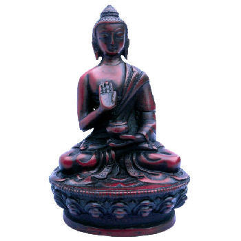 Meditating Buddha wood looking     RB-960R
