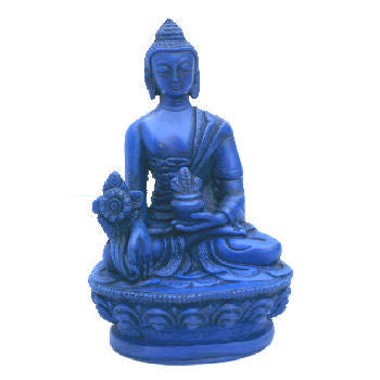 Medicine Buddha Statue for home Lapis looking     RB-952L