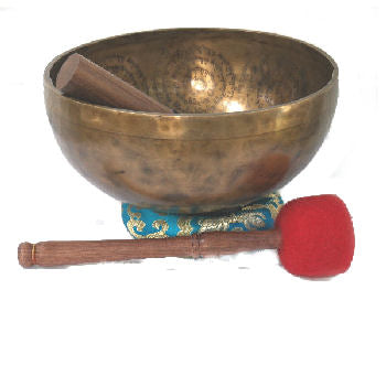 7-8" Tara Carved Hammer Singing bowl           SBT-2055