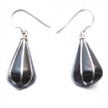 Pyramid Earring Lapis Stone  PE-1158B