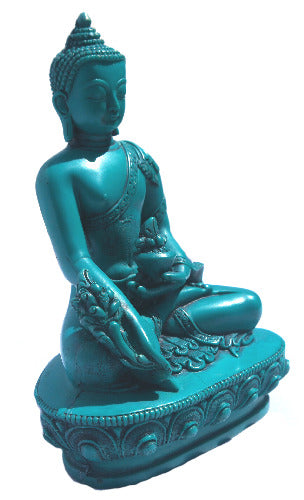 Medicine Buddha  Turquoise 6" tall  RB-859T