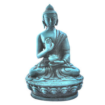 Meditating Buddha Turquoise lookong    RB-960T