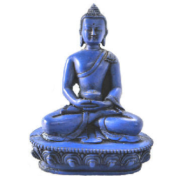 Meditaging -Serenity Buddha Statue Lapis     RB-158