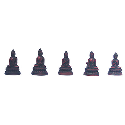 Mini Buddha Statue set of 5                 RB-171R