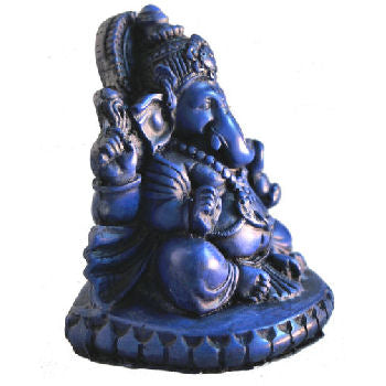 Sitting  Ganesh Lapis  Looking-small Ganesha Statue RG-090L