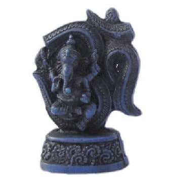 Ganesh Statue on OM Symbol   Blue   RG-075C