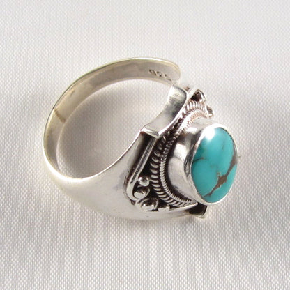 PR-104A     Tibetan Turquoise Ring