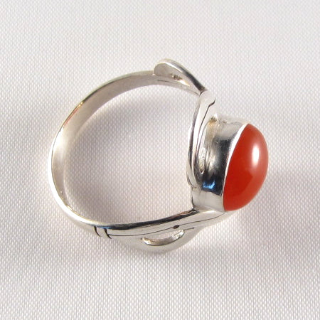 PR-113A     Carnelian stone Ring