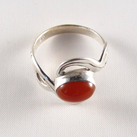 PR-113A     Carnelian stone Ring