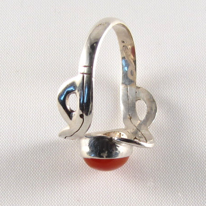 PR-113A     Carnelian stone Ring