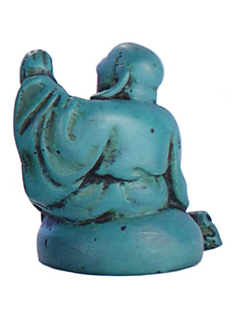 Turquoise small Blessing Laughing Buddha  RN-133B