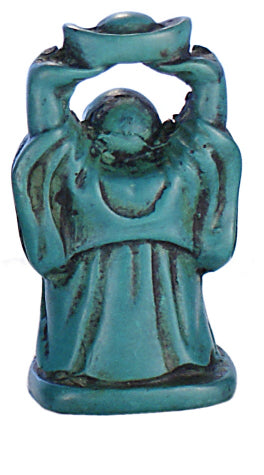 RN-133C    Turquoise Laughing Buddha