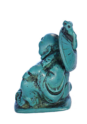 RN-133E    Turquoise Laughing Buddha