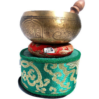 5"   bowl w-silk pouch     SB-705