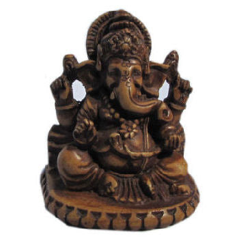 Sitting  Ganesh  Stone Looking   RG-090S