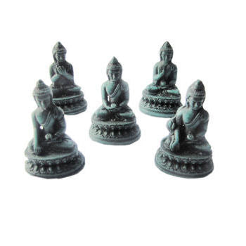 Mini Buddha Statue set of 5                 RB-171T