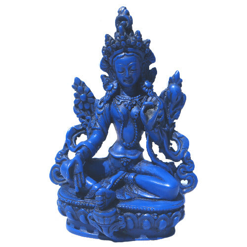 Tara Statue   Blue Lapis looking         RB-609L