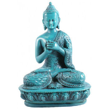 Teaching Buddha   Turquoise looking RB-100D