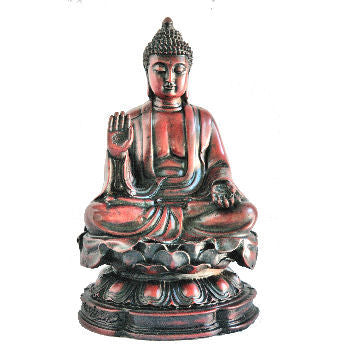 Large Buddha on Lotus wood looking   RB-800R