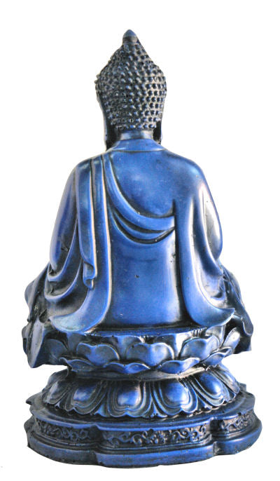 Large Buddha on Lotus Lapis looking    RB-800L