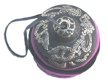 Tinsha with Dragon in Silk Pouch 4" TS-008