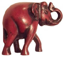 Trunk Up Elephant Red          RF-156R