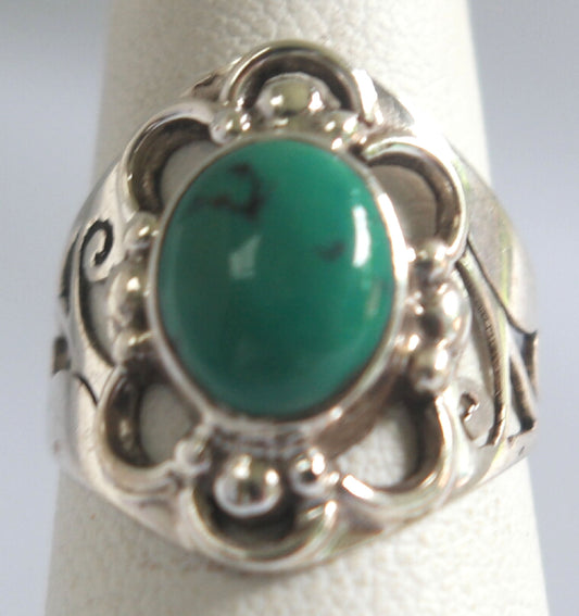 Turquosie stone  Ring in sterling silver              RPR-701