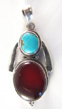 Double Stones Pendent                PP-016A