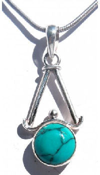 Tea Drop  Pendent Turqiuoise    SP-2008T