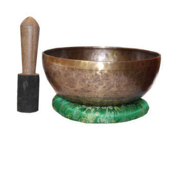 Carved  hand hammer bowl set  12"           SB-600S