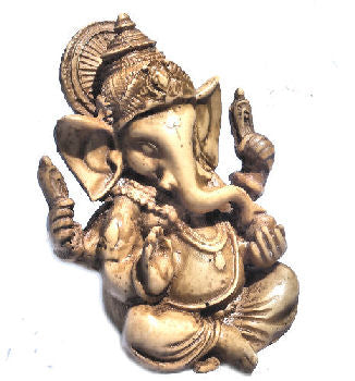 Ganesh with crown stone looking    RG-070S