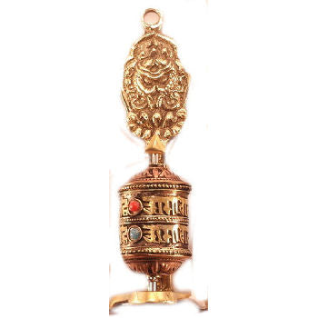 Prayer Wheel  Double Fish  PW-019A