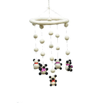 Panda  Mobile for baby room-Nursery-room decor    FM-200