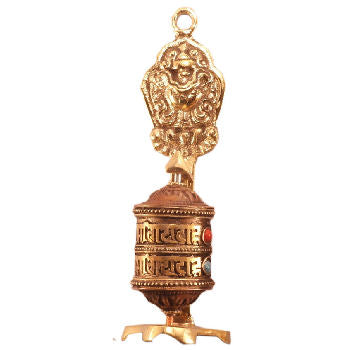 Tibetan Prayer Wheel  Precious Umbrella     PW-019F