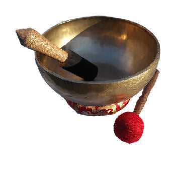Hand hammer authentic singing  bowl set 10"    SB-075