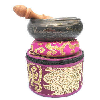 4"  Buddha  bowl w-silk pouch     SB-825