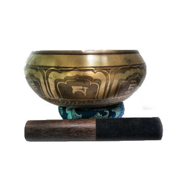 Auspicious symbol authentic  Singing bowl set   7"      SB-125
